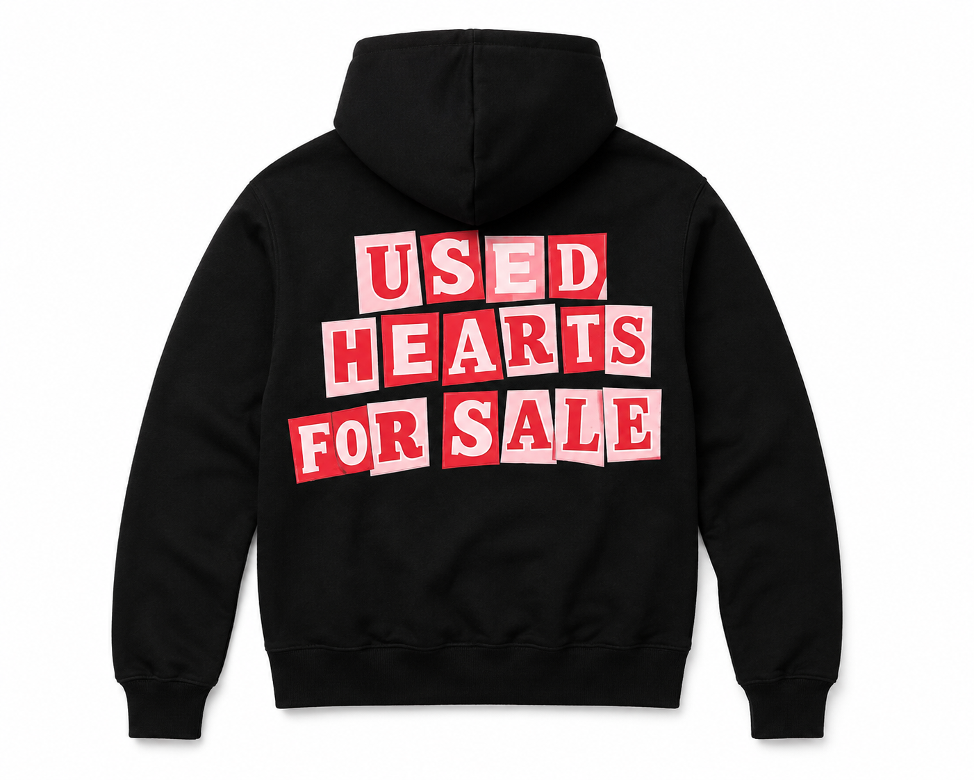 U$ED HEARTS "FOR SALE" Zip-Up Hoodie